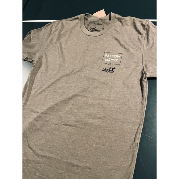 Local Motion Hawaii FatSow Butchery T-Shirt Tee MEDIUM Pig Honolulu Beach Tropic - Picture 3 of 6